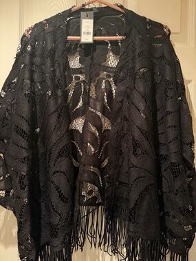 NWT lace overpiece